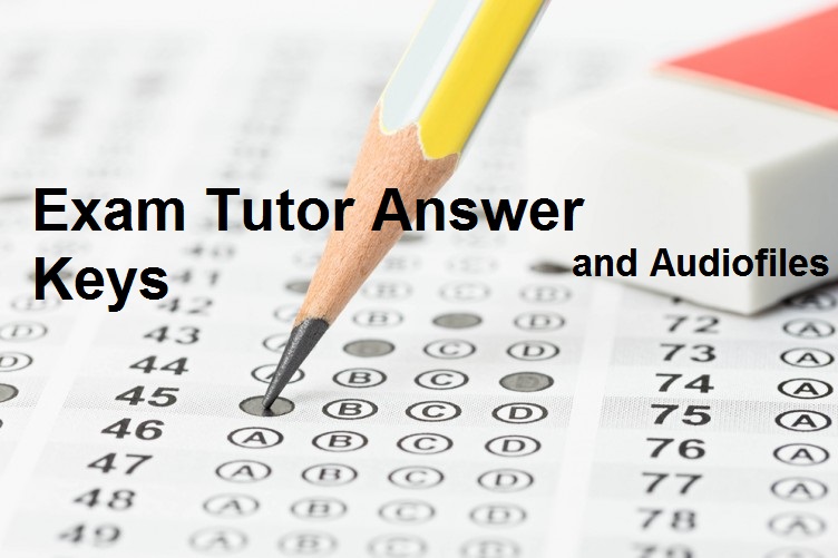 Ключі до вправ Exam Tutor та аудіофайли до завдань Аудіювання